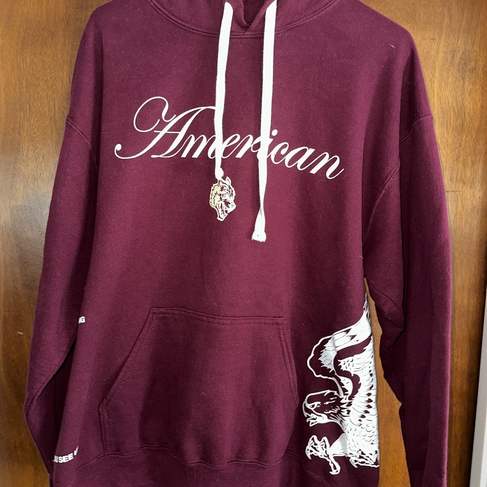 DARC SPORT Maroon Men’s Hoodie